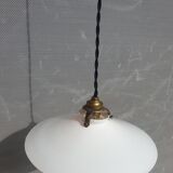 Art Deco opaline pendant lamp