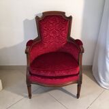 Louis XVI style bergère armchair