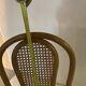Vintage rattan chair with cane back - Bohemian style