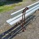 Cast iron and wood garden bench, 1900
