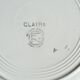 Six antique dinner plates