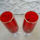 2 flutes champagne artisanat Murano décor pampres