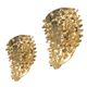 Mid-Century Modern Murano Glass Sconces with Brass, Rostrati Technique, Ita