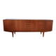 Vintage Scandinavian teak sideboard by Aalf Aarseth for Bahus, 220 cm, 1960s