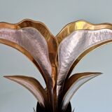 Banana tree floor lamp in brass, Henri Fernandez, 1970s