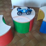 Set of children's formica stools