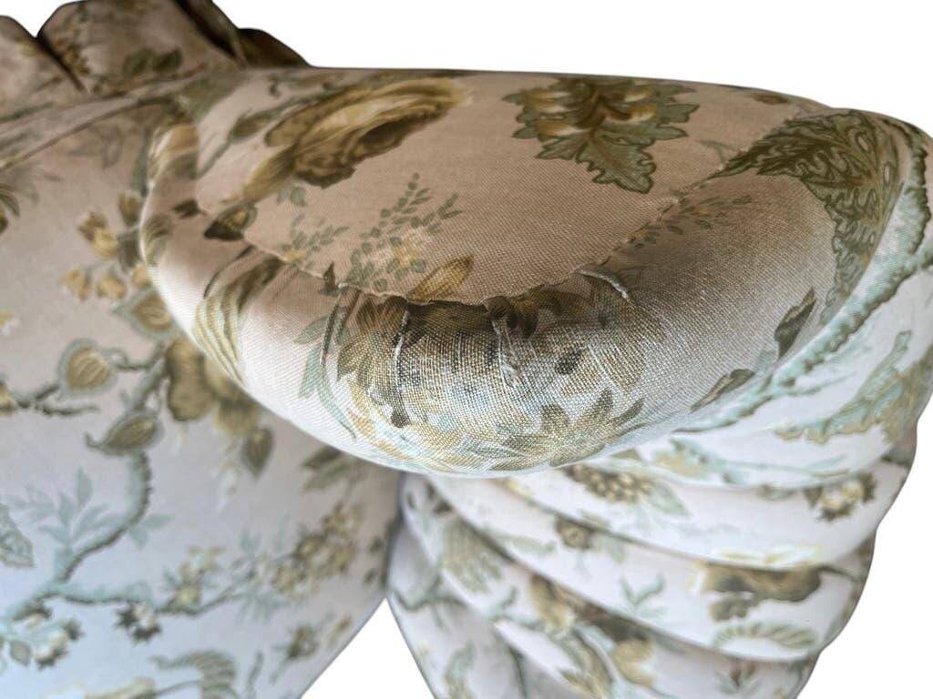 Vintage floral patterned cocktail chairs/armchairs