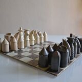Handmade soapstone chess set / Soap stone chess