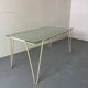 Table basse moderne vintage avec pieds en épingle à cheveux, années 1950