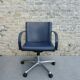 Office chair by Carlo Bartoli for Matteo Grassi in leather.