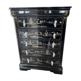 Asian high chest of drawers