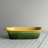Ceramic baking dish, floral patterns
