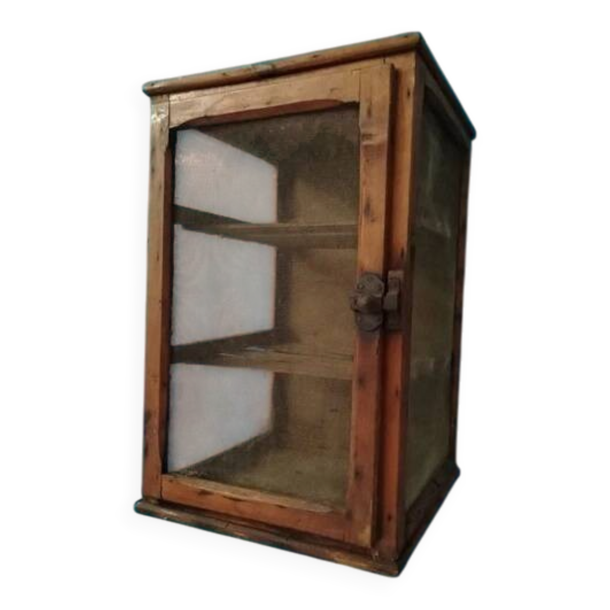 Antique Toscani Showcase in Wood, 19th Century