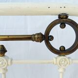 Old wrought iron bed