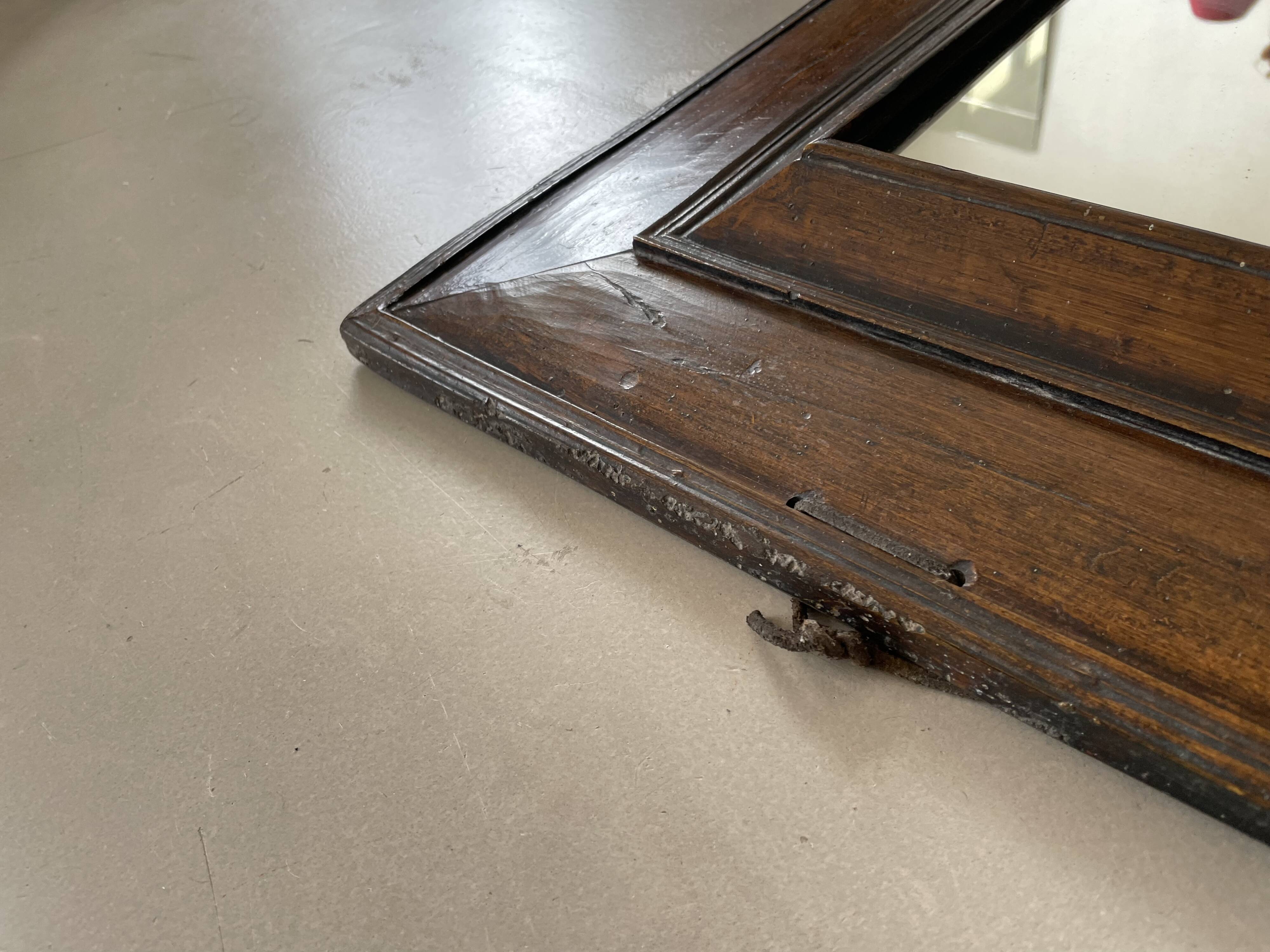 Mirror still old oak