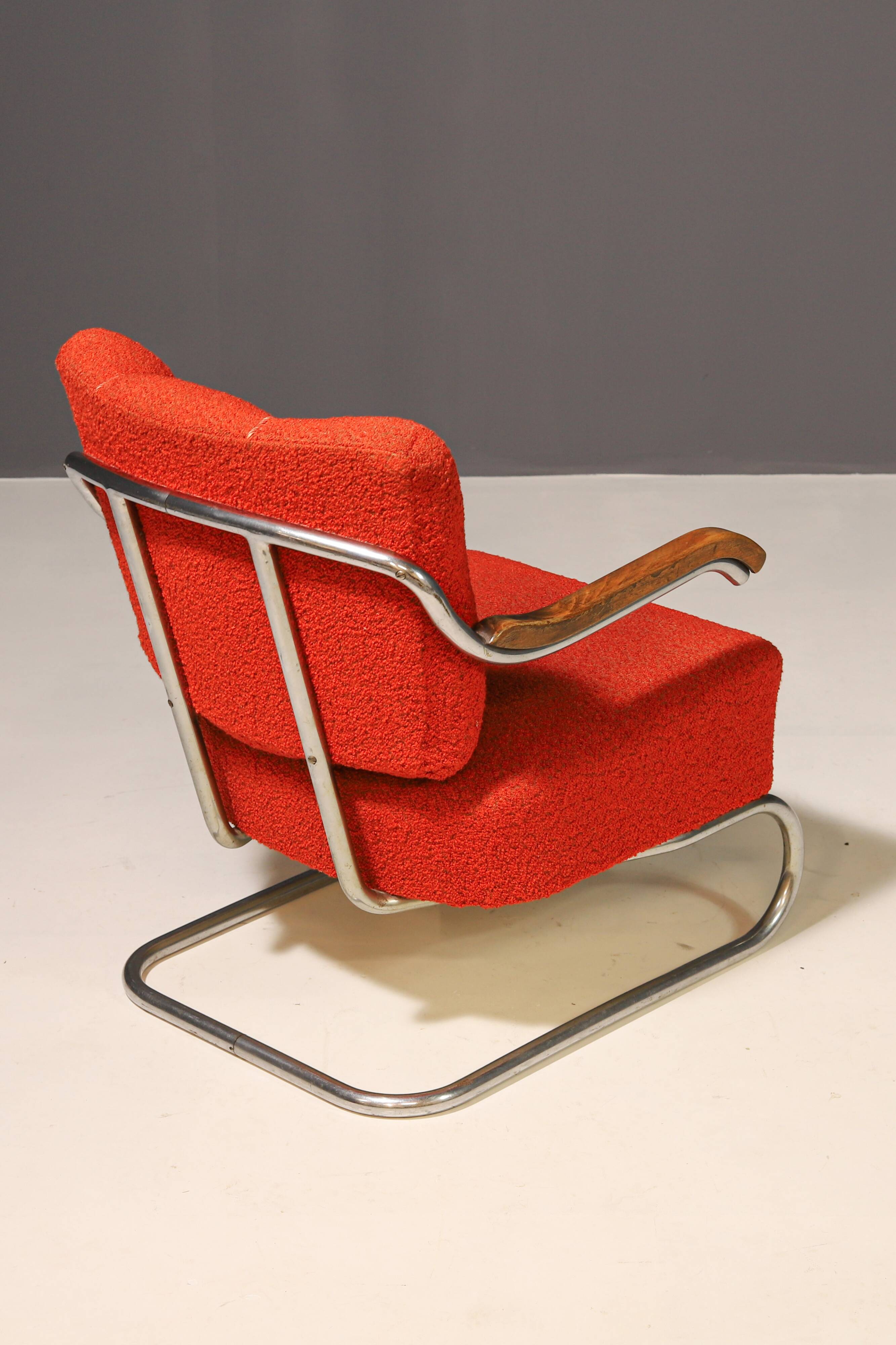 Pair of Bauhaus cantilever armchairs | Thonet, 1930s