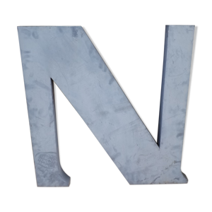 lettre en zinc