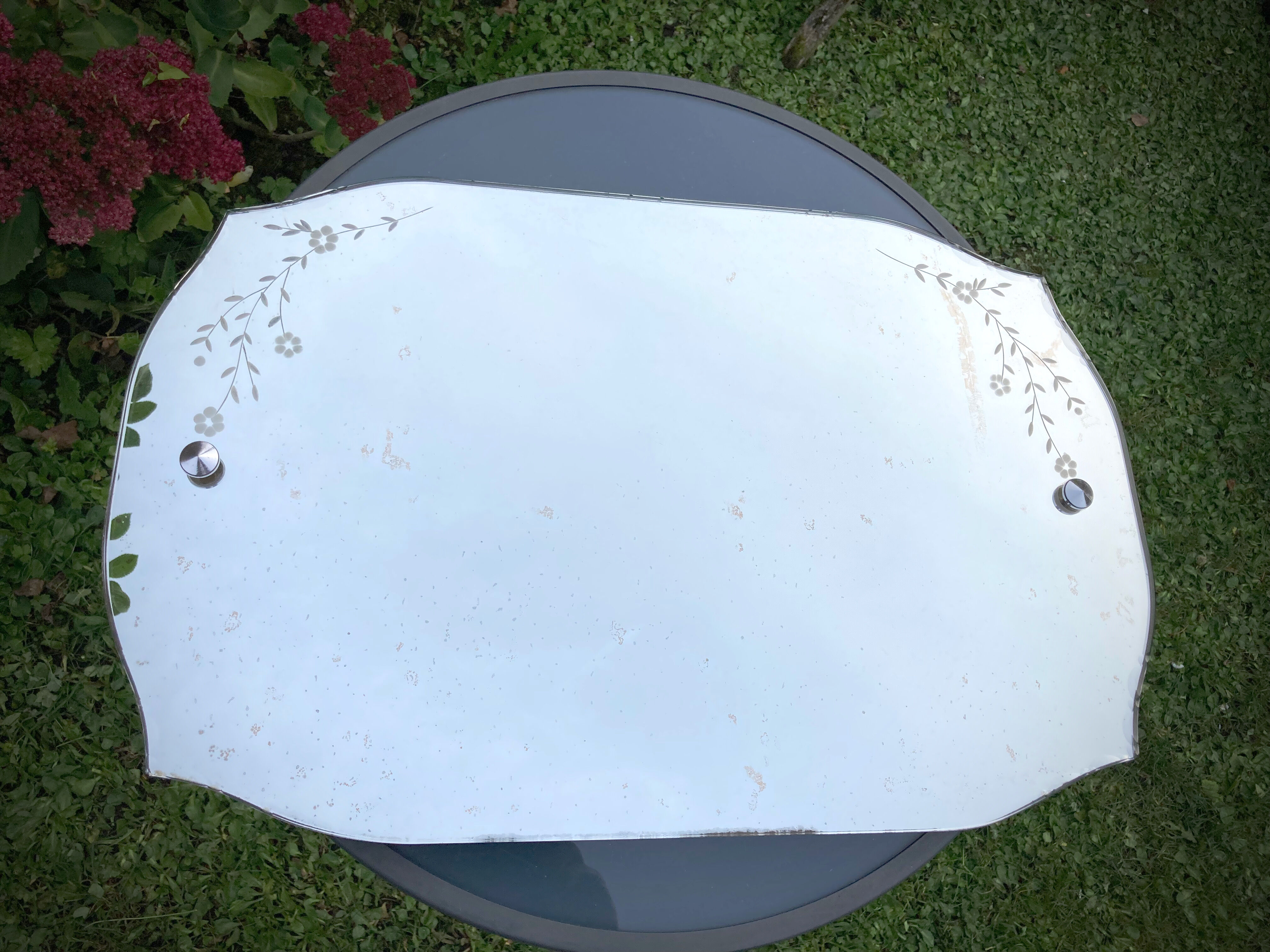 Antique chiseled mirror 60 X 40cm