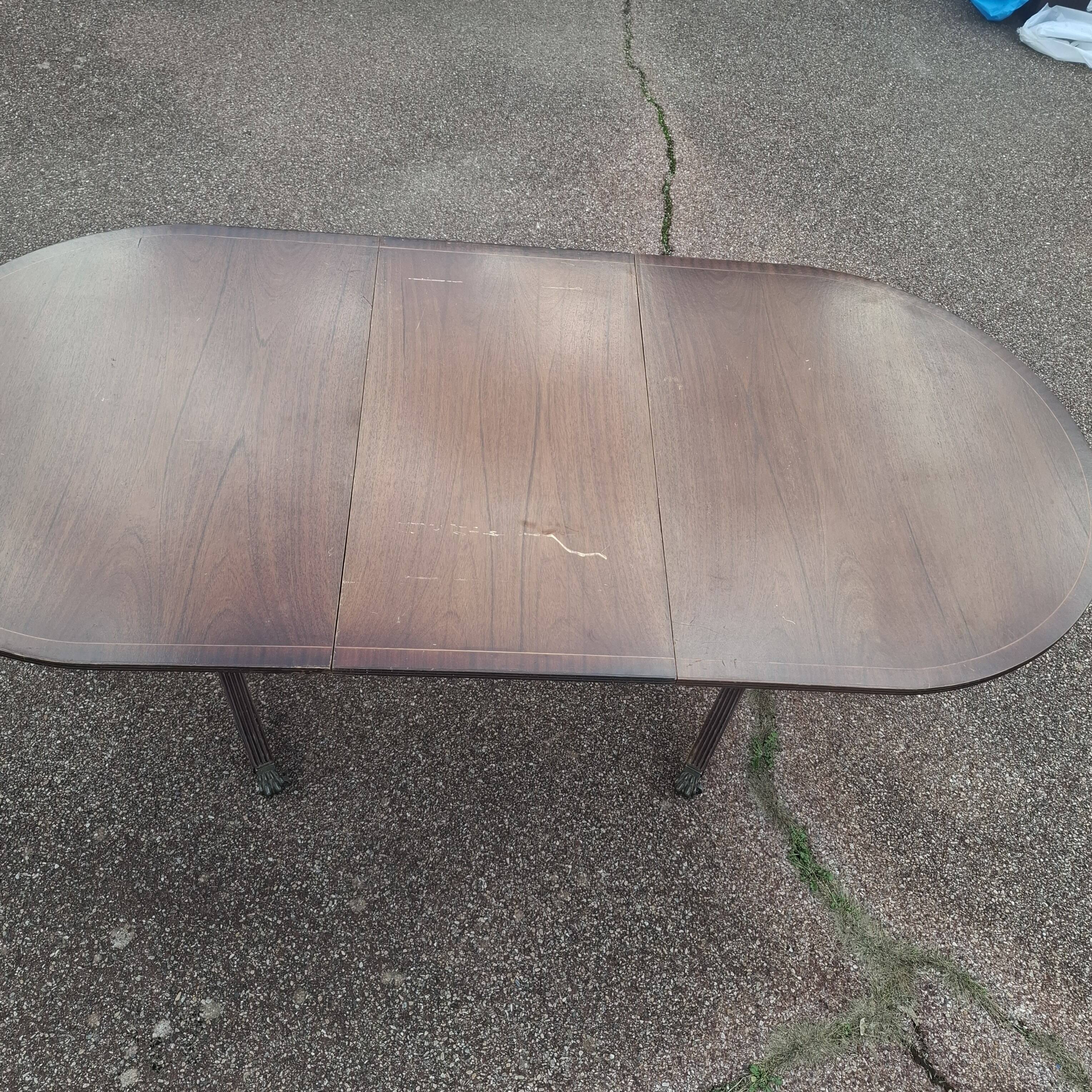 Victorian style English oval table