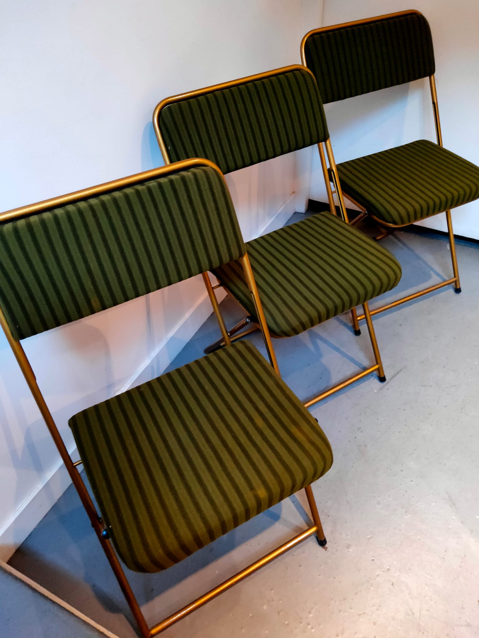 Vintage Lafuma Folding Chair Set