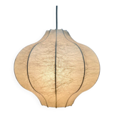 Modern mid-century Cocoon pendant lamp by Friedel Wauer for Goldkant Leuchten, 1960s.