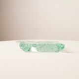 Solid crystal ashtray Fontana Arte Italy 1950s