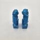 Pair of Chinese Foo Dog Dragon Statuettes 50's