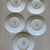 Set of 5 Ceranord Saint Amand Regence model plates
