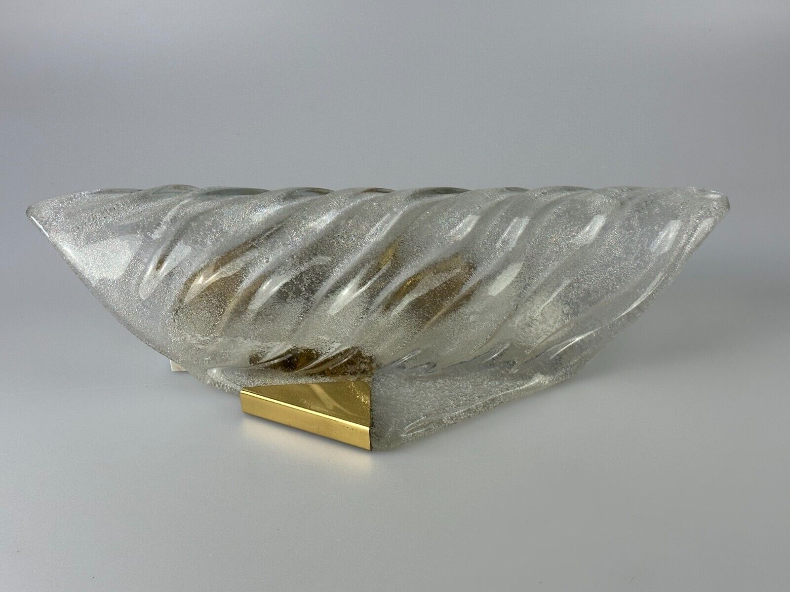 Xl 60s 70s wall lamp wall sconce kaiser lights brass glass space age