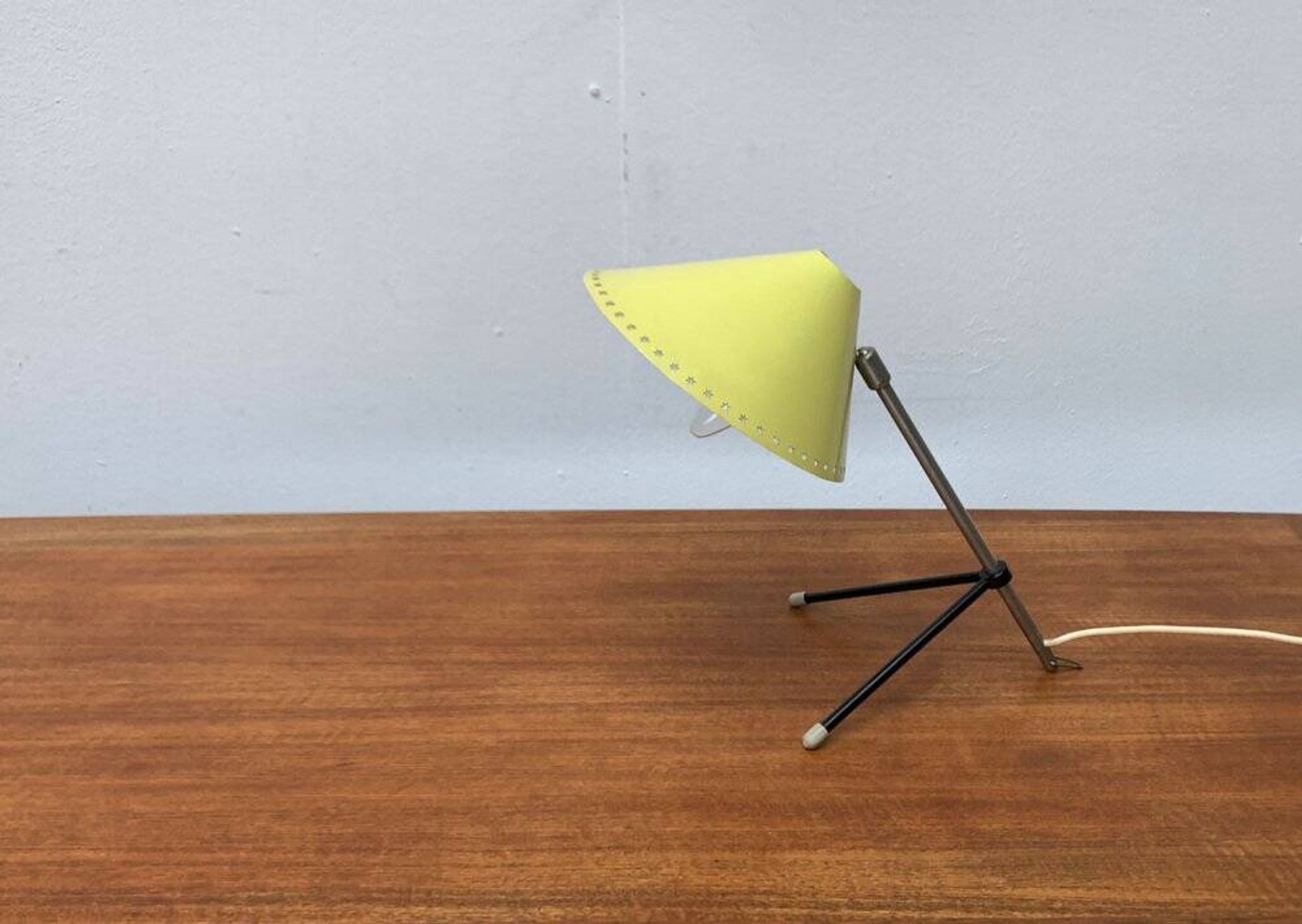 Mid-Century minimalist table or wall lamp Pinocchio by H. Busquet for Hala Zeist, 1950s