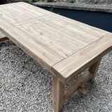 Solid oak farmhouse table