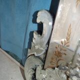 Baroque mirror murano eglomized height 166 x 110 early twentieth