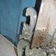 Baroque mirror murano eglomized height 166 x 110 early twentieth