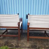 Pair of safari chairs