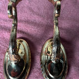 Paire d’appliques bronze  doré  anciennes