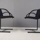 Vintage cirkel chairs by Metaform, 1980s, set of 6