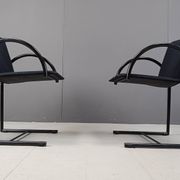 Chaises circulaires vintage par Metaform, années 1980, ensemble de 6