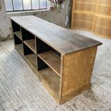 Double-sided counter with XL oak compartments