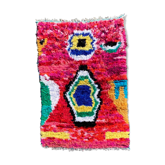 Tapis berbere boucherouite 120x180 cm