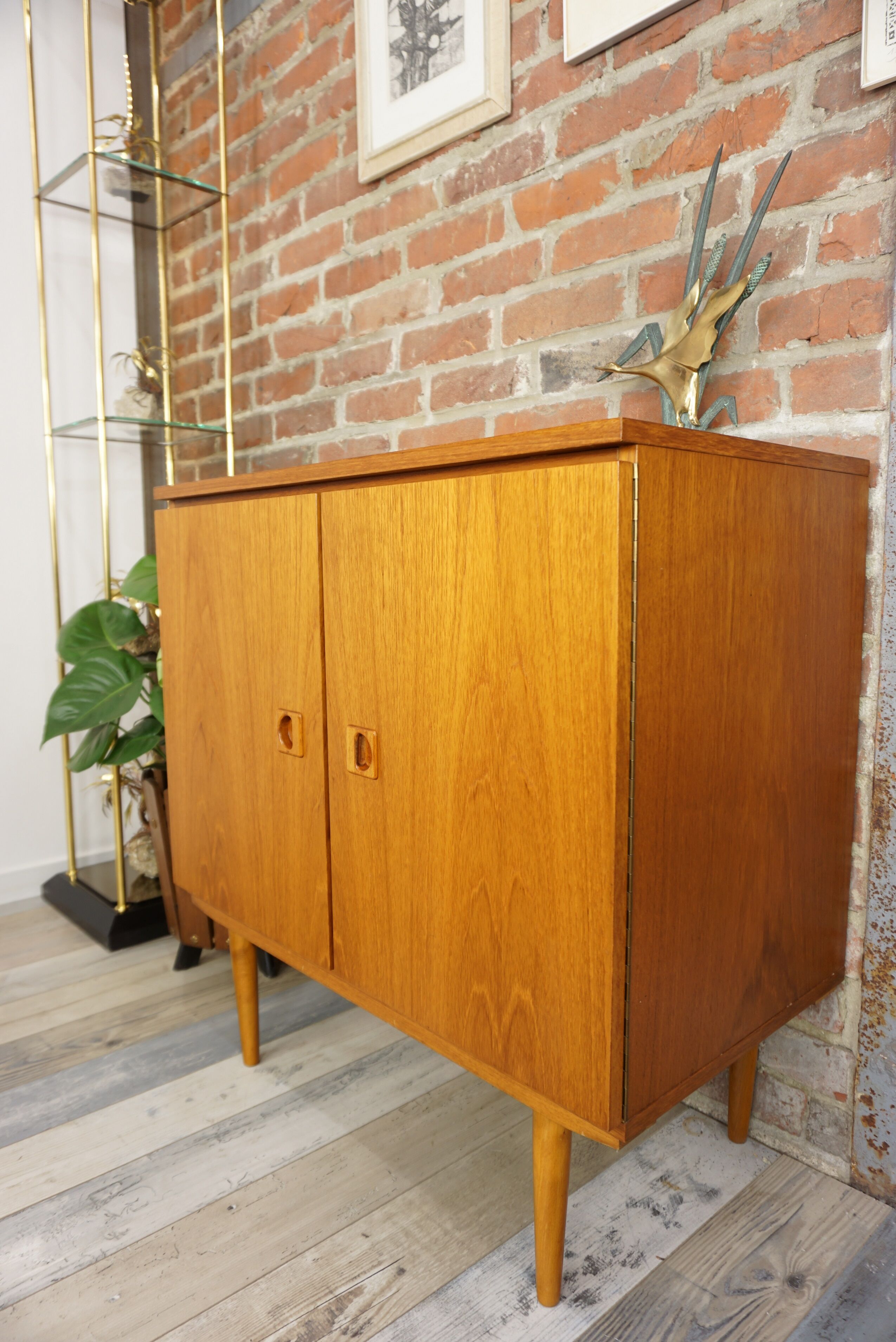 Cabinet teak design 50s 60s