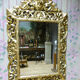 Mirror wooden gold XIX