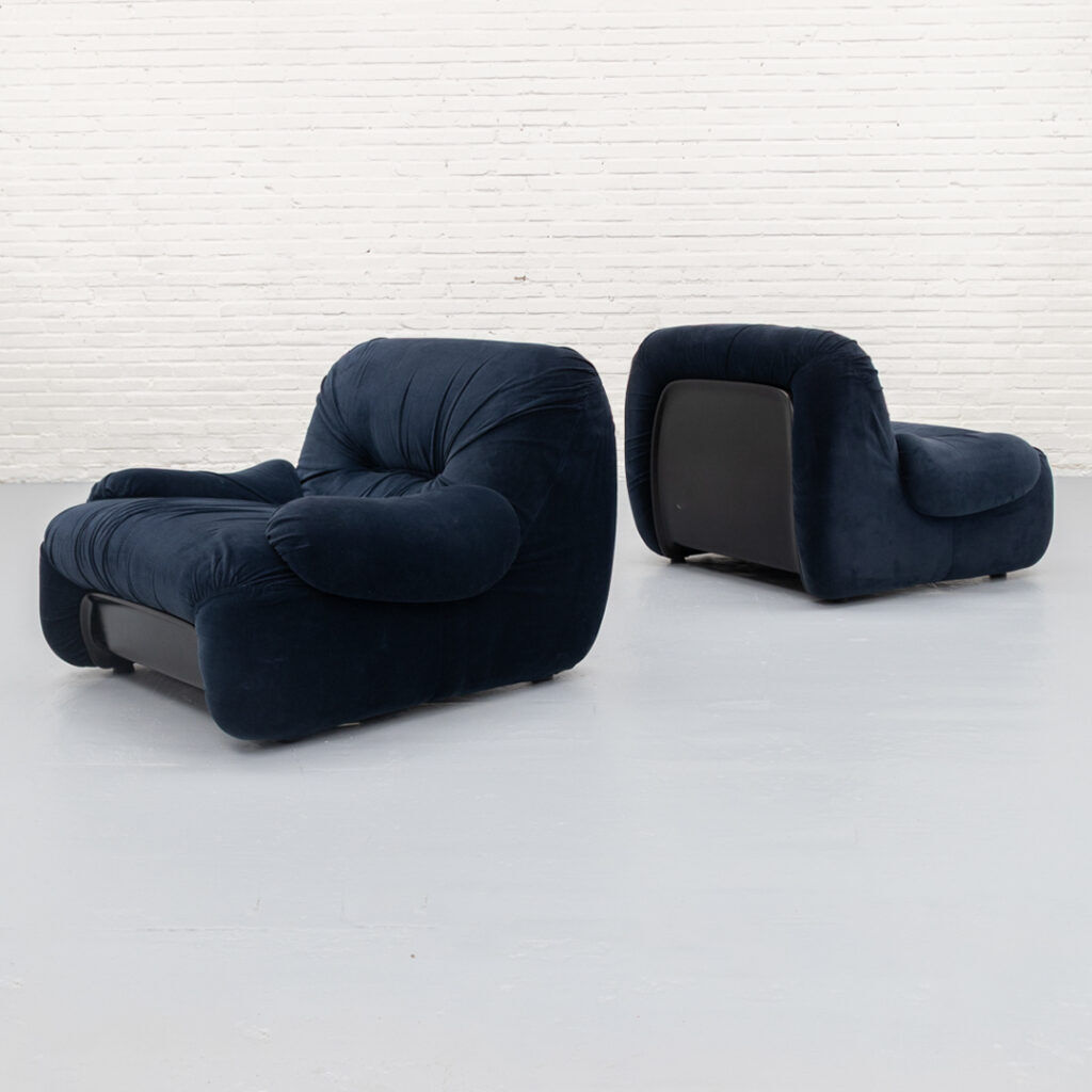 Malu lounge chair by Diego Mattu for 1P Italy 1970s