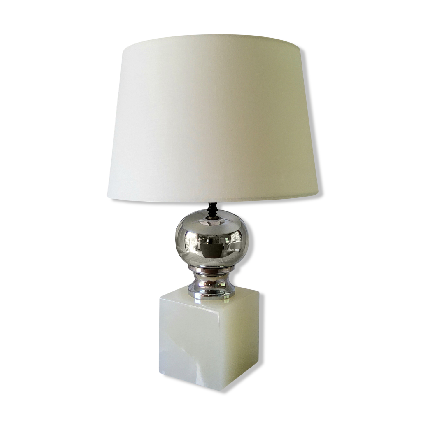 Large Philippe Barbier lamp