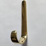 Wall hooks, hooks, 1950s modernist design attributed to carl auböck, vintage, brass