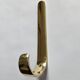 Wall hooks, hooks, 1950s modernist design attributed to carl auböck, vintage, brass