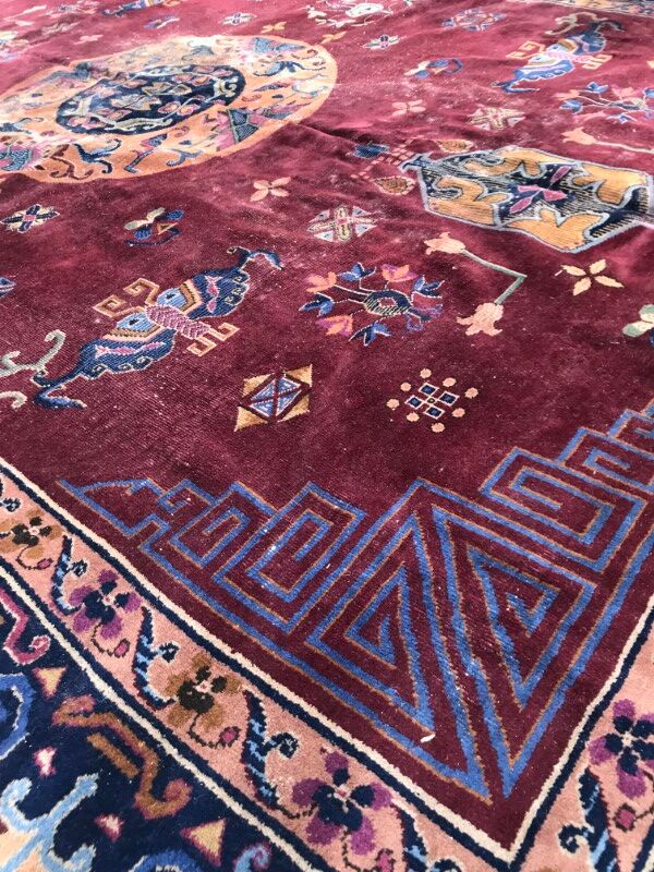 Chinese rug handmade 280 x 377 cm