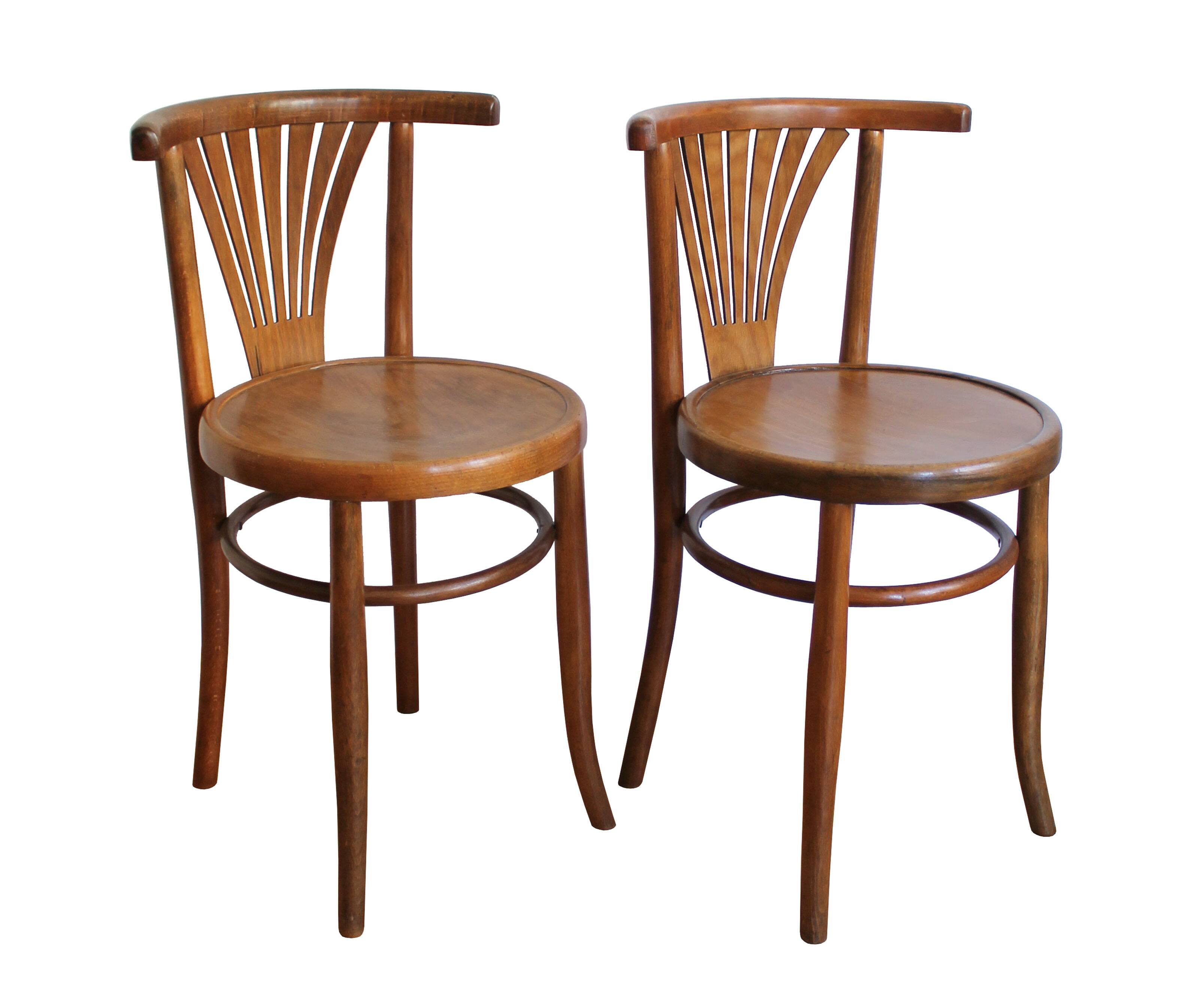 Pair of 1920's dining chairs by Ungvar