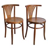 Pair of 1920's dining chairs by Ungvar