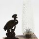 Lampe art déco  marbre emeu