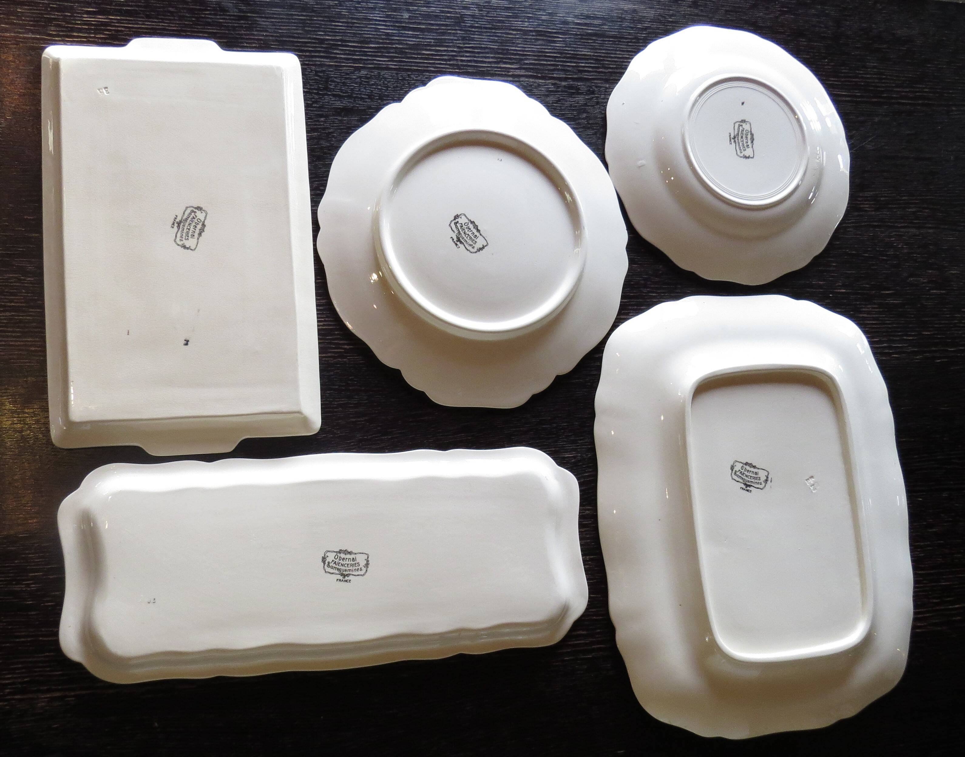 9-piece service Obernai model - Sarguemines